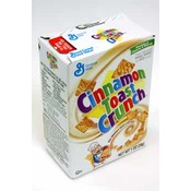 General Mills Cinnamon Toast Crunch Cereal Box