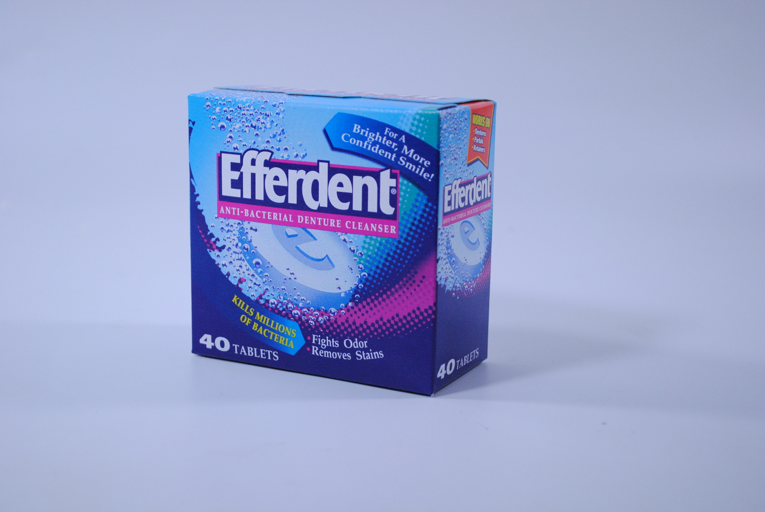Wholesale Efferdent Denture Cleanser Tablets Box of 40 (SKU 2304255