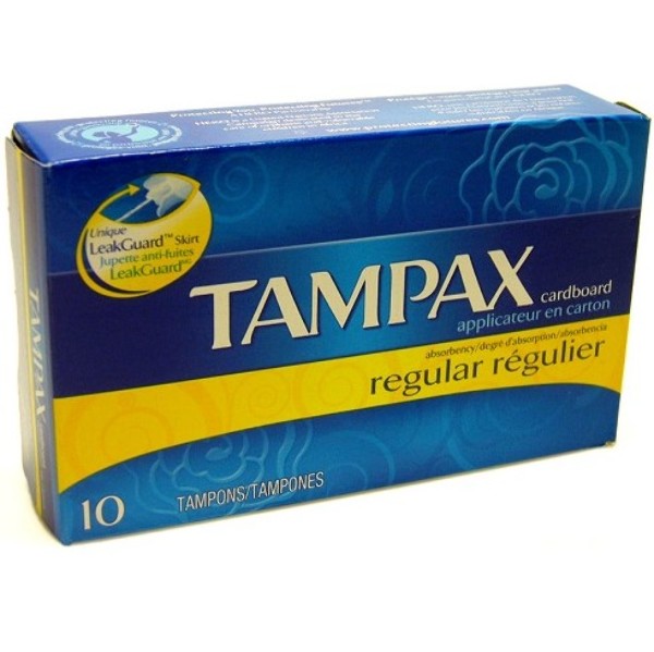Wholesale Tampax Regular Tampons 10 Count(12x.53)