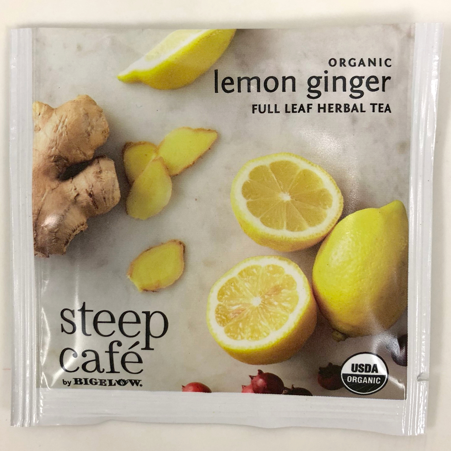 Wholesale Steep Café by Bigelow Organic Lemon Ginger Herbal (SKU