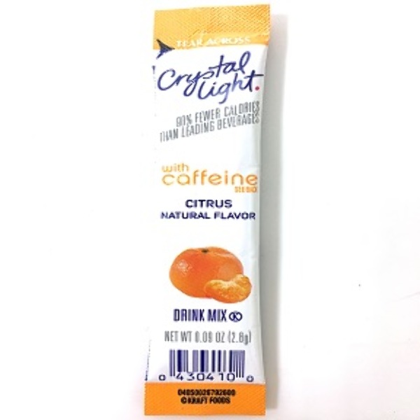 Wholesale Crystal Light With Caffeine Citrus 0.09 oz packet (SKU