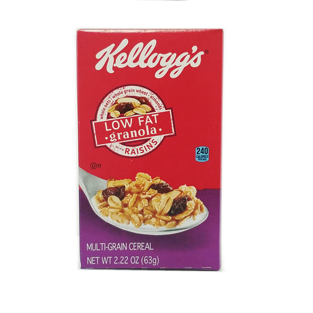 Wholesale Kelloggs Low Fat Granola with Raisins Cereal (SKU 362349