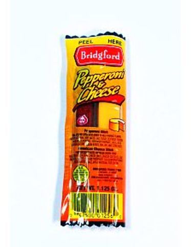 Wholesale Bridgford Pepperoni and Cheese - 1.125 Ounce(24x.46)