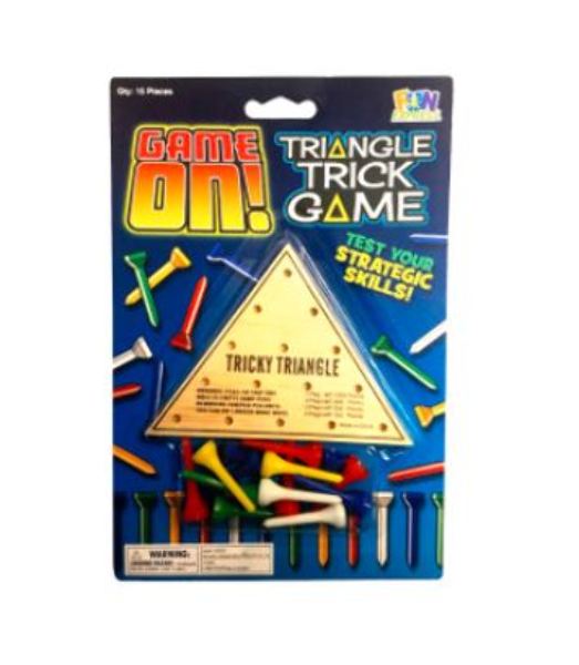 Wholesale Wooden Triangle Games with 14 Pegs for Ages 4+