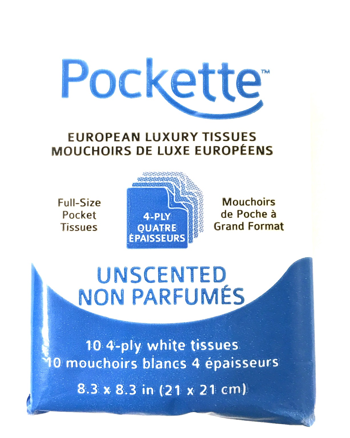 Wholesale Pockette European Luxury Tissues Unscented(18xalt=