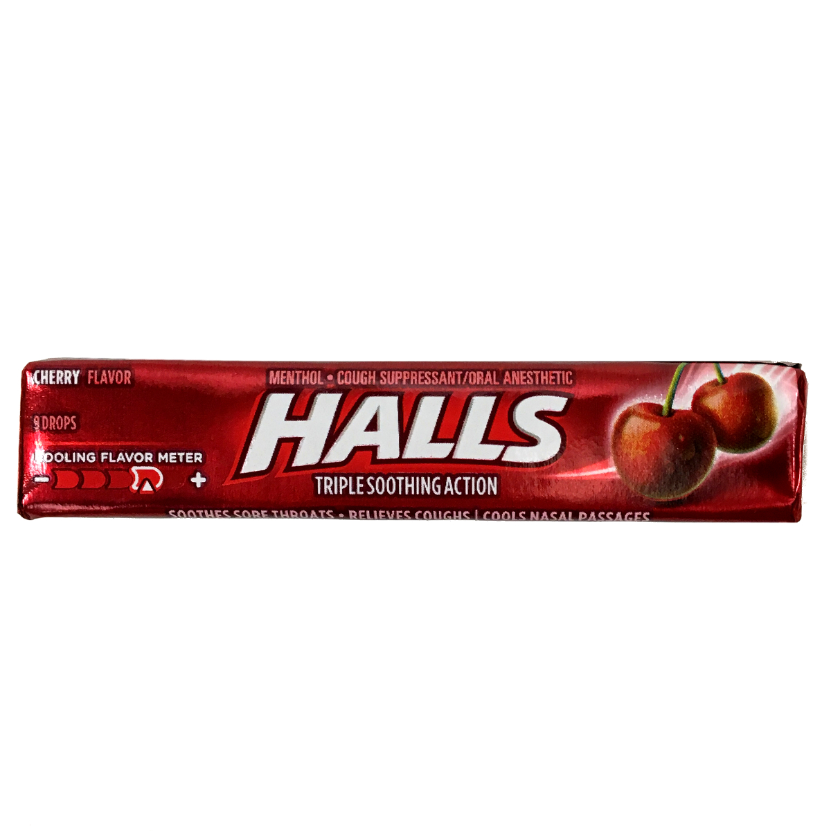 Wholesale Halls Cough Drop Stick Cherry DollarDays