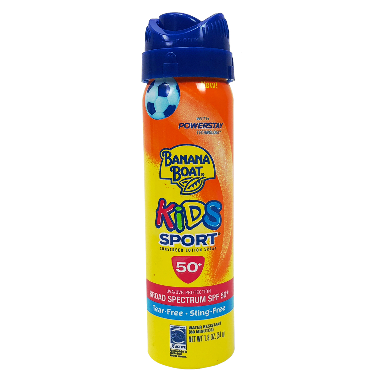 Banana Boat Kids Sport Sunscreen Lotion Spray SP 50+ 1.8 oz