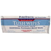 Pure Touch Tush Wipes Medicated