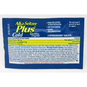 Alka Seltzer Plus Cold Medicine