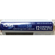 Tums Antacid Regular Strength - Peppermint