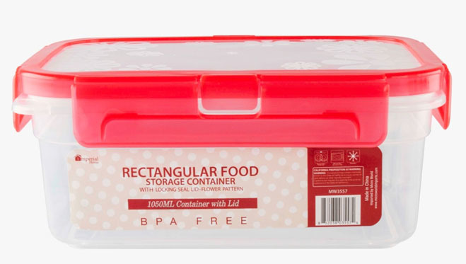 Wholesale Rectangular Food Storage Container - 1050mL(12x.63)