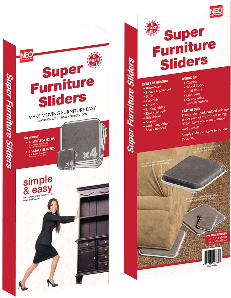 Wholesale As Seen On TV Neo Super Furniture Sliders(24x.45)