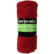 50 x 60 Wholesale Fleece Blanket - Red