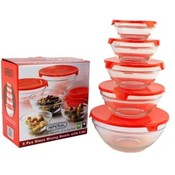 5pcs. Glass Mixing Bowl Set