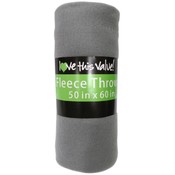 50 x 60 Fleece Blankets - Gray