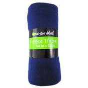 Fleece Blankets - Navy Blue Color