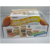 30 PC Plastic Container Set /Shrink Wrap - Orange
