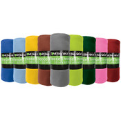 50 X 60 - Assorted Solid Color Fleece Blankets