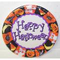 8 Happy Halloween Plates