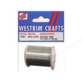 26 Gauge Silver Beading Wire