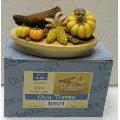 Harvest Fall Oval Candle Topper