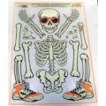 Glow Bones Window Decoration Cling