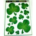 Shamrocks Window Decoration Cling