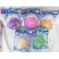 Bath Flower Puff, 6 Assorted Colors