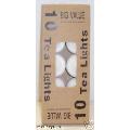 10 Piece Tea Lights Candles