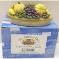 3" Elegant Fruit Oval Candle Topper