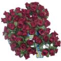 6 Count Burgundy Rose Bunches