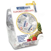 Swiss Navy Flavored Mini's in a Fishbowl-100ct. Wholesale Bulk