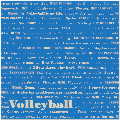 Volleyball Words 12X12 25Ct
