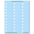 Peace Dove with Stars Address Labels