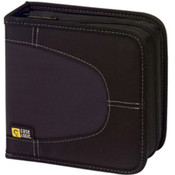 Black 32-CD Nylon Media Wallet
