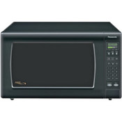 Black 1250-Watt Counter Top microwave Oven