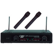 2-Chnl UHF wireless mic Sys