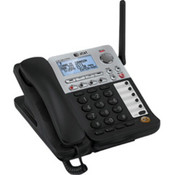 SynJ&reg; SB67148 4-Line DECT 6.0 Corded/Cordless Phone with Digital Answering System