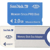 2Gb memory Stick Pro Duo&trade; memory Card