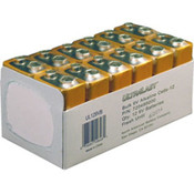 9V Alkaline batt.  - 12 Pack