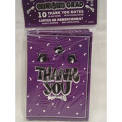 Graduation Thank You Cards- Purple
