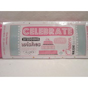 Bride To Be Giant Banner- Teal