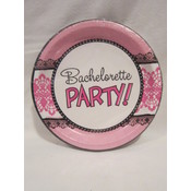Pink &amp; Lace Bachelorette Party Plates