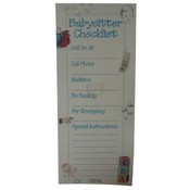 Babysitter Checklist