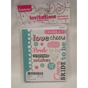 Bride To Be Invitations- Teal