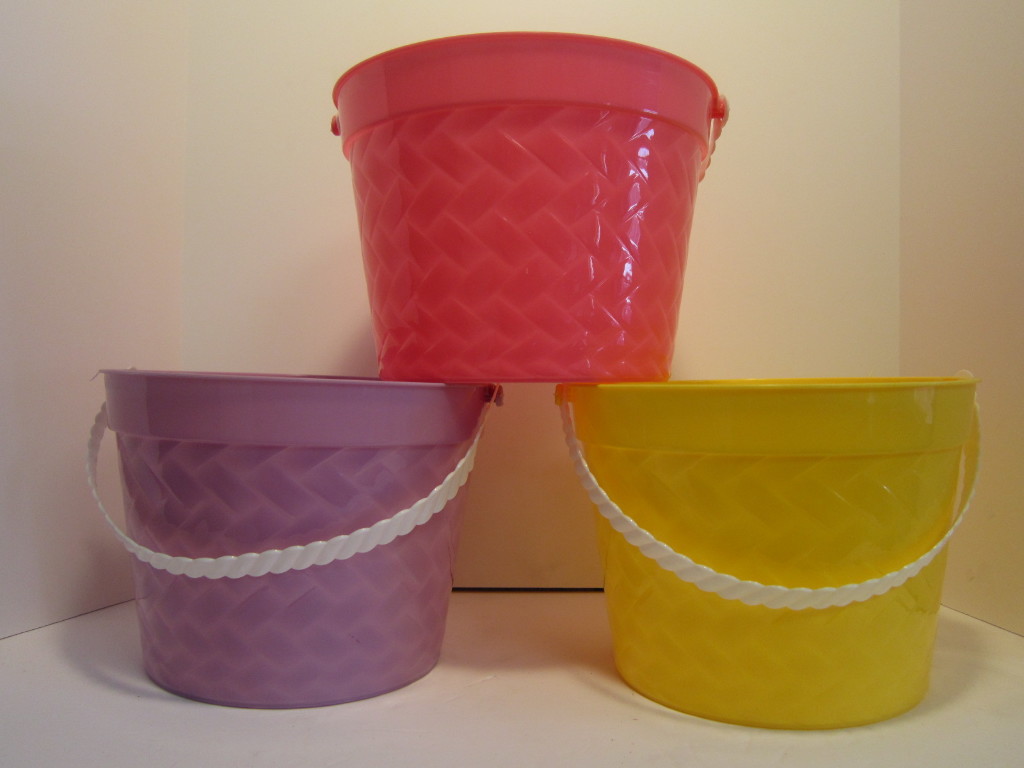 Wholesale Easter Plastic Bucket 48ct DollarDays