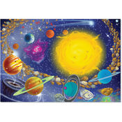 100 Piece Solar System Cardboard Jigsaw Puzzle