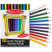Jumbo Triangular Colored Pencils (set of 12)(Pack of 3)