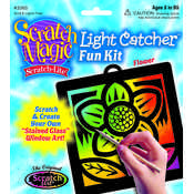 Flower Light Catcher Scratch Art Kit