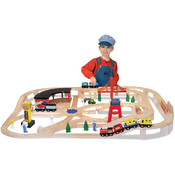 Wooden Railway Set